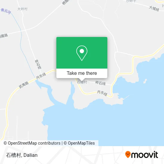 石槽村 map