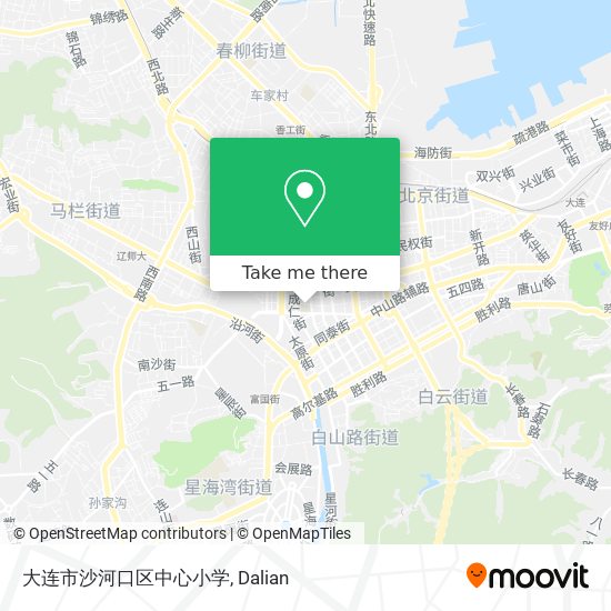 大连市沙河口区中心小学 map
