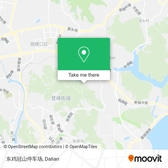 东鸡冠山停车场 map