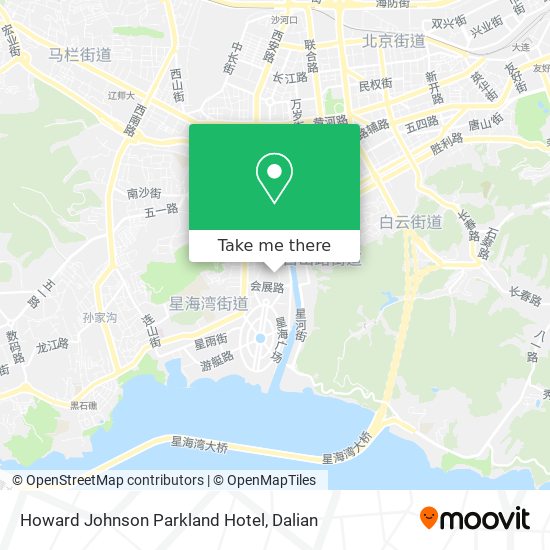 Howard Johnson Parkland Hotel map