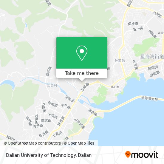 Dalian University of Technology map