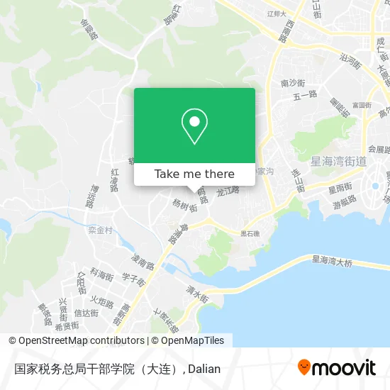 国家税务总局干部学院（大连） map