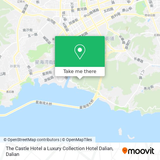 The Castle Hotel a Luxury Collection Hotel Dalian map