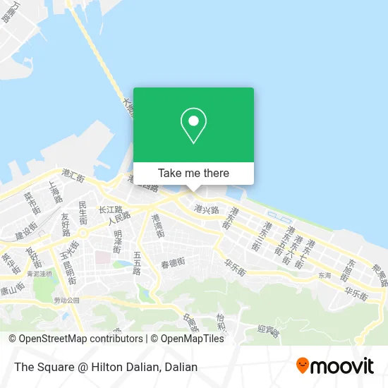 The Square @ Hilton Dalian map