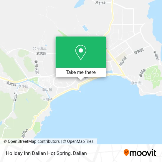 Holiday Inn Dalian Hot Spring map
