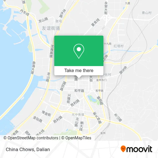 China Chows map