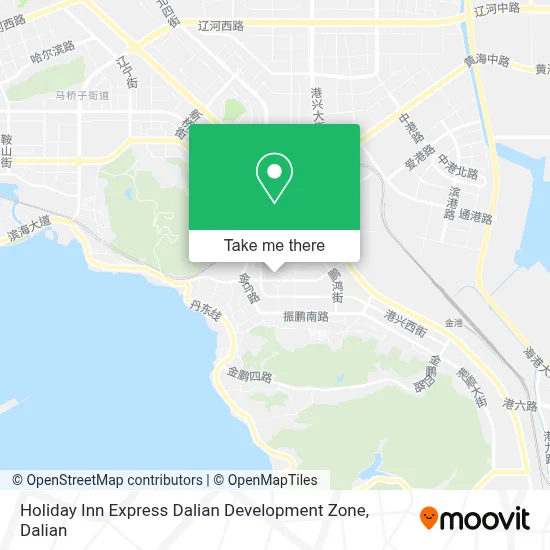 Holiday Inn Express Dalian Development Zone map
