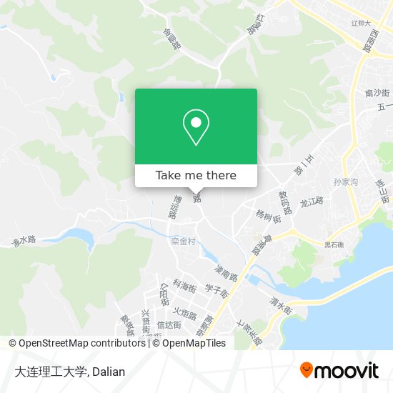 大连理工大学 map