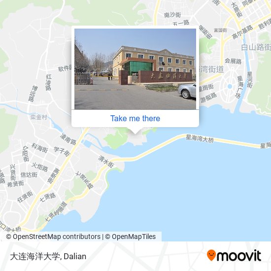 大连海洋大学 map