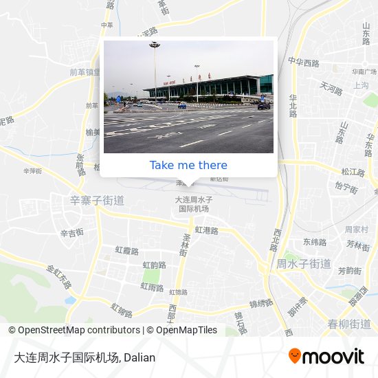 大连周水子国际机场 map