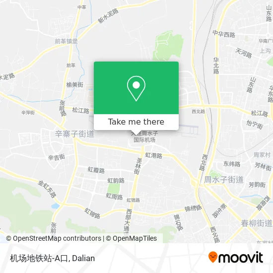 机场地铁站-A口 map