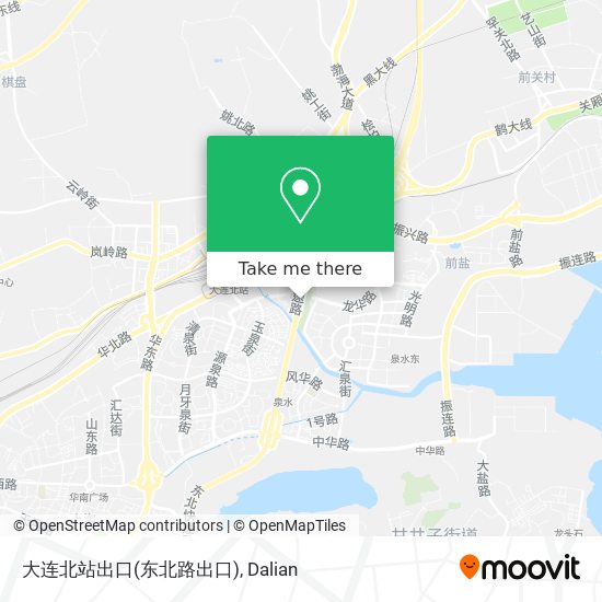 大连北站出口(东北路出口) map