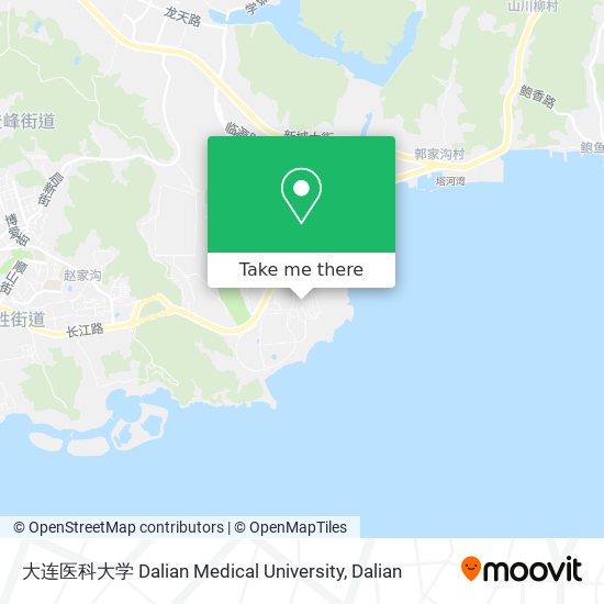 大连医科大学 Dalian Medical University map