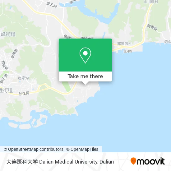 大连医科大学 Dalian Medical University map