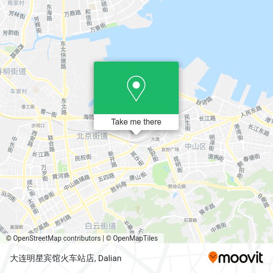 大连明星宾馆火车站店 map