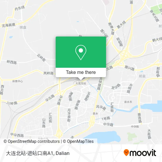 大连北站-进站口南A1 map