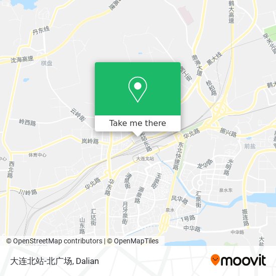 大连北站-北广场 map