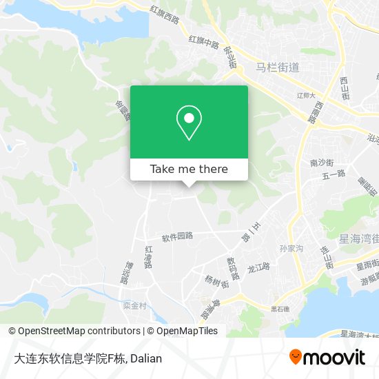 大连东软信息学院F栋 map
