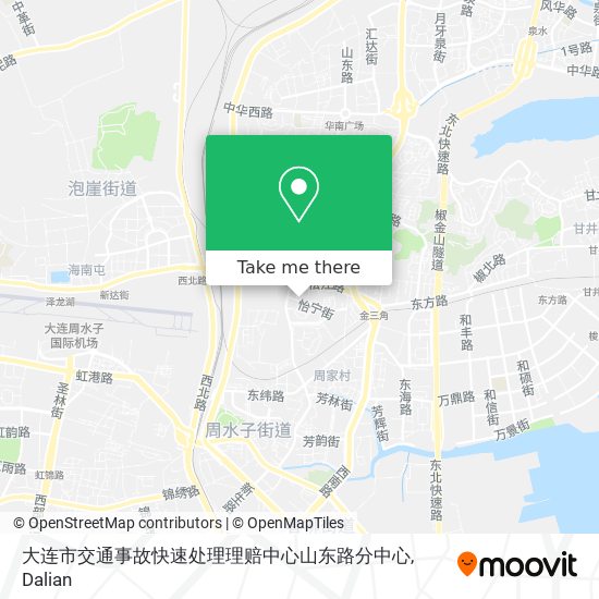 大连市交通事故快速处理理赔中心山东路分中心 map