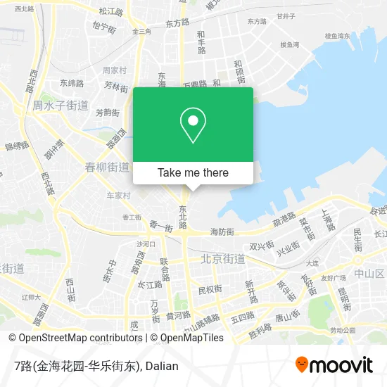 7路(金海花园-华乐街东) map