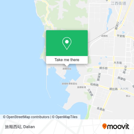 旅顺西站 map