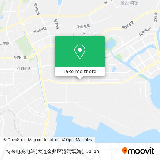 特来电充电站(大连金州区港湾观海) map