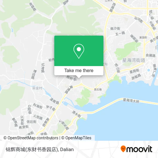 锦辉商城(东财书香园店) map