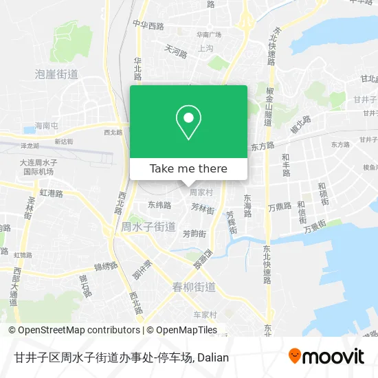 甘井子区周水子街道办事处-停车场 map