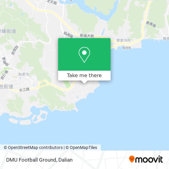 DMU Football Ground map