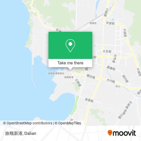 旅顺新港 map