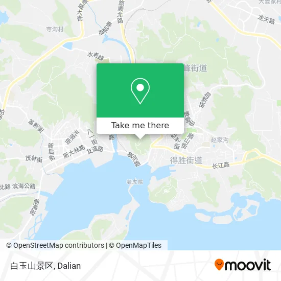 白玉山景区 map