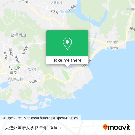 大连外国语大学 图书馆 map