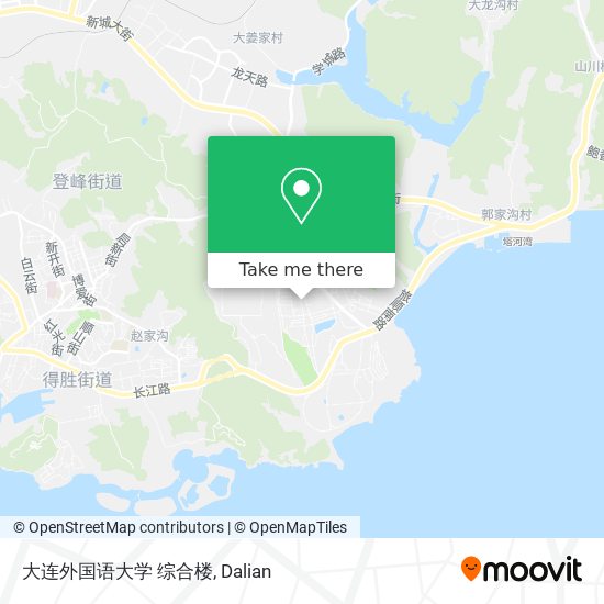 大连外国语大学 综合楼 map