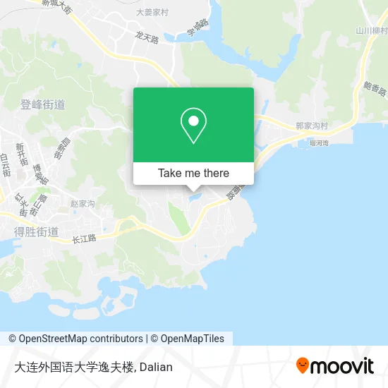 大连外国语大学逸夫楼 map