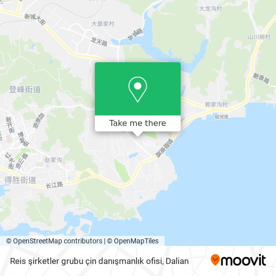 Reis şirketler grubu çin danışmanlık ofisi map
