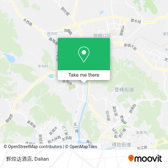 辉煌达酒店 map