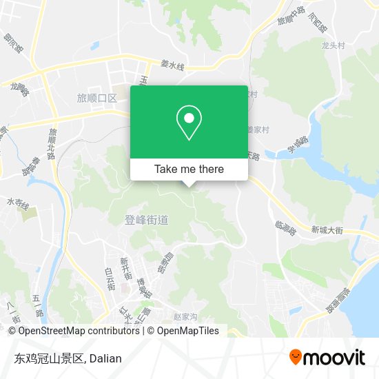 东鸡冠山景区 map