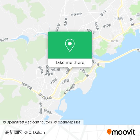 高新圆区 KFC map