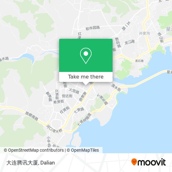 大连腾讯大厦 map