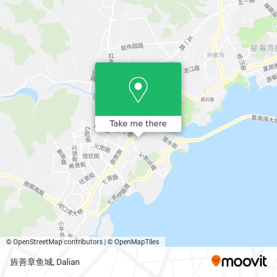 旌善章鱼城 map