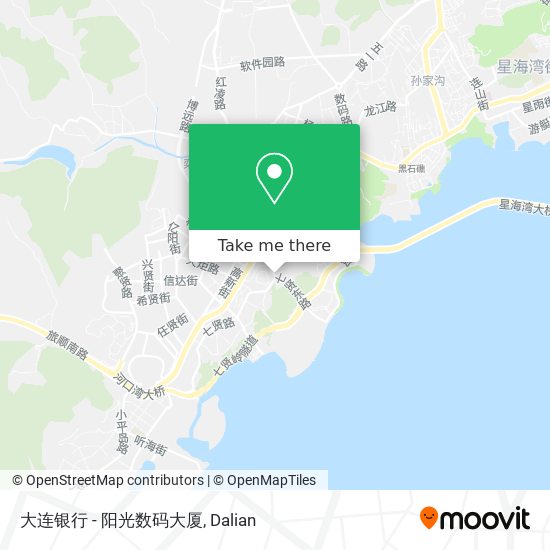 大连银行 - 阳光数码大厦 map