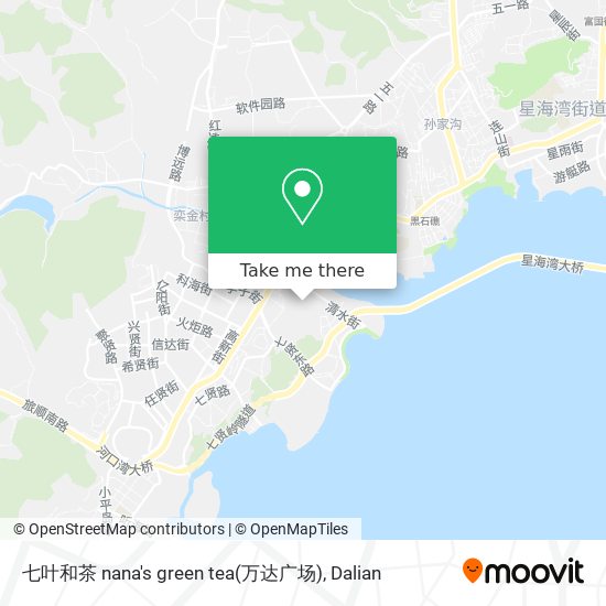 七叶和茶 nana's green tea(万达广场) map