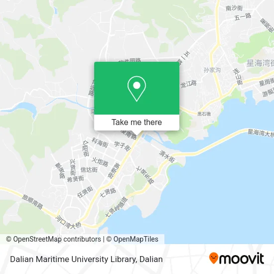 Dalian Maritime University Library map
