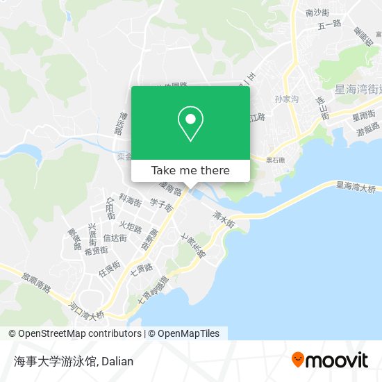 海事大学游泳馆 map