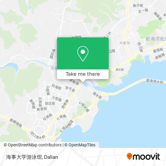 海事大学游泳馆 map