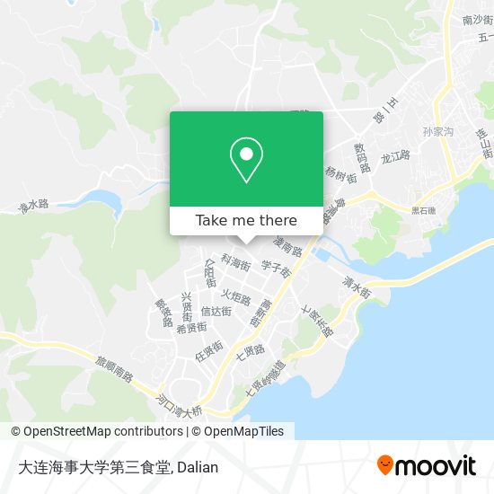大连海事大学第三食堂 map