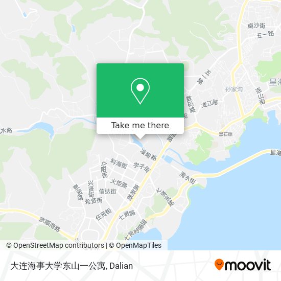 大连海事大学东山一公寓 map