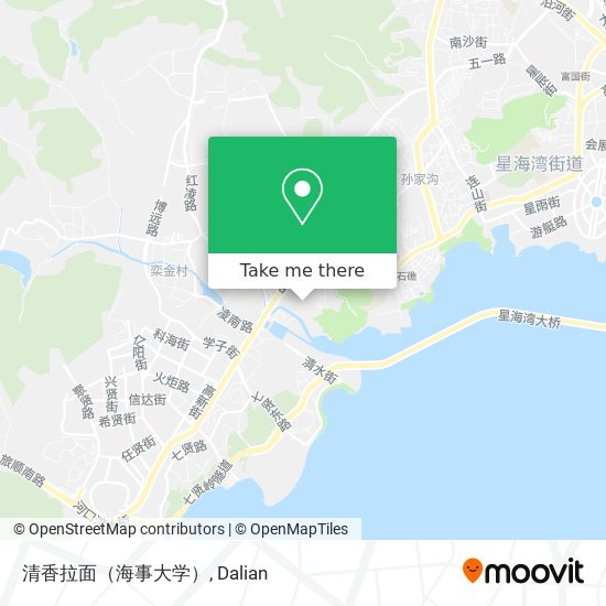清香拉面（海事大学） map