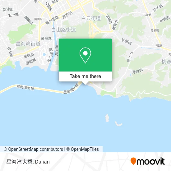 星海湾大桥 map
