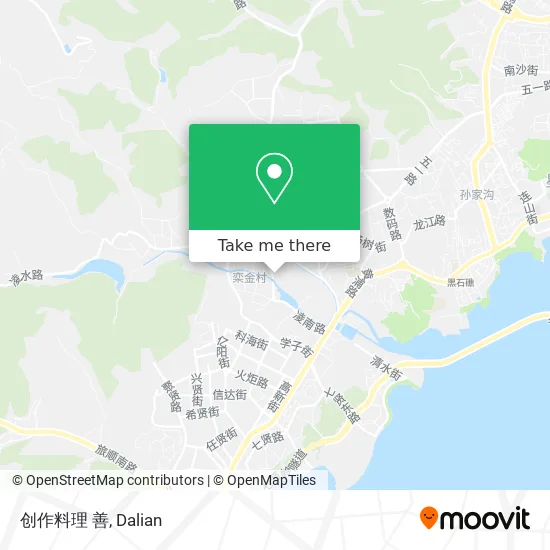 创作料理 善 map